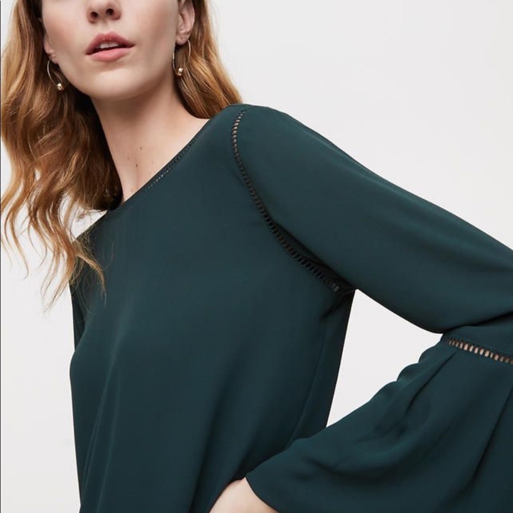 Bell sleeve top